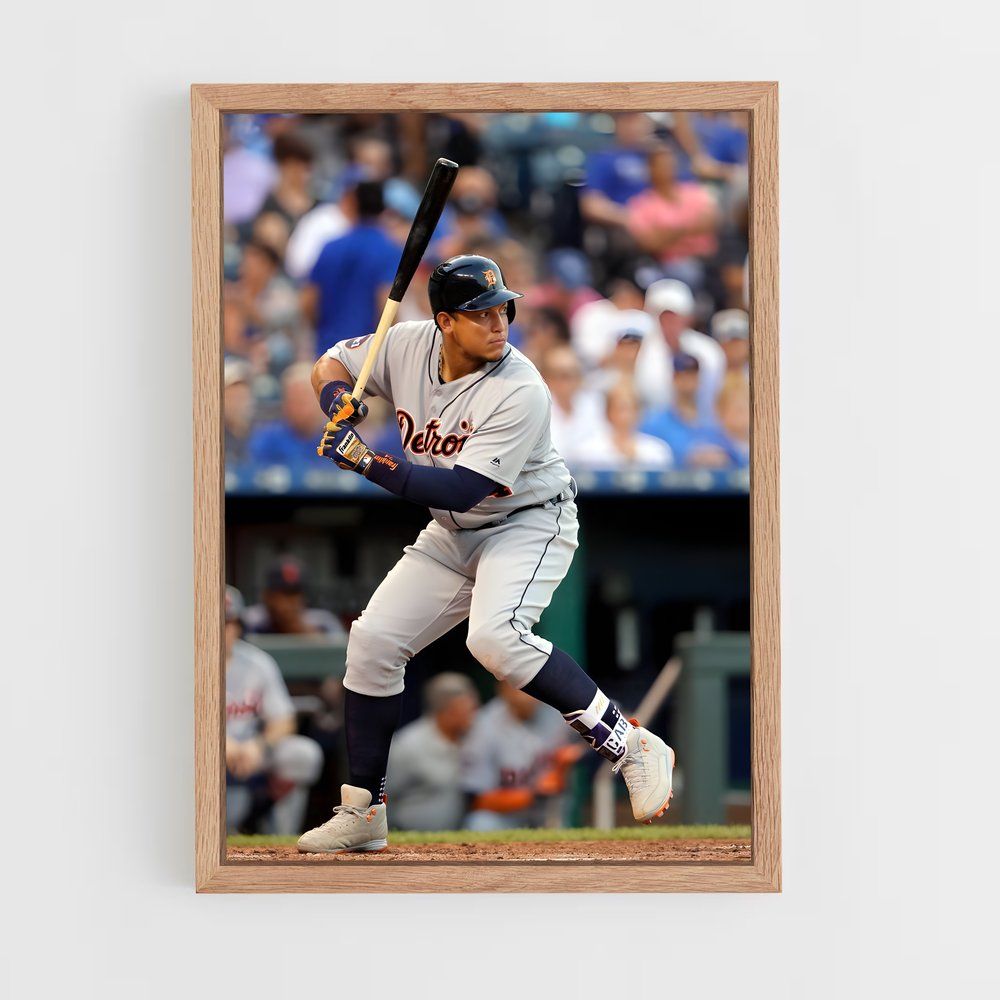 Poster Miguel en Action – affiche Baseball (vue 4)